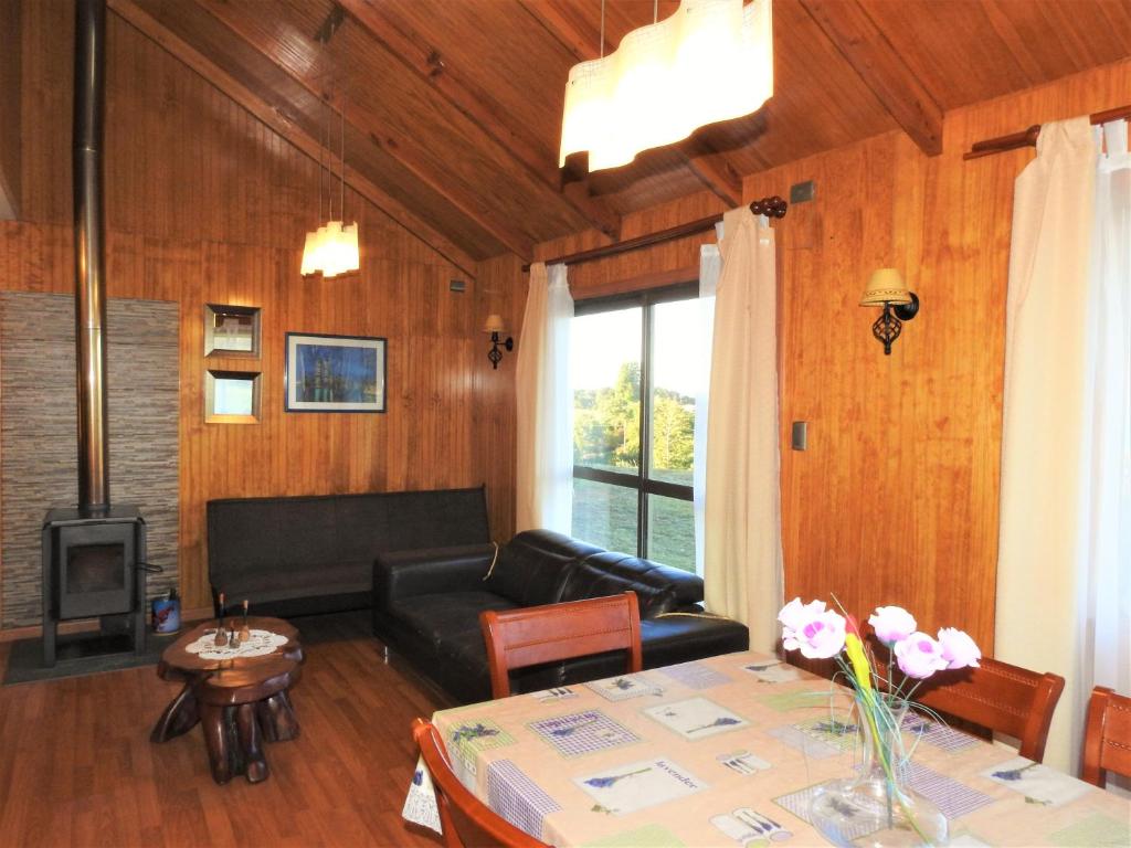 Posezení v ubytování Casa Amoblada Frutillar