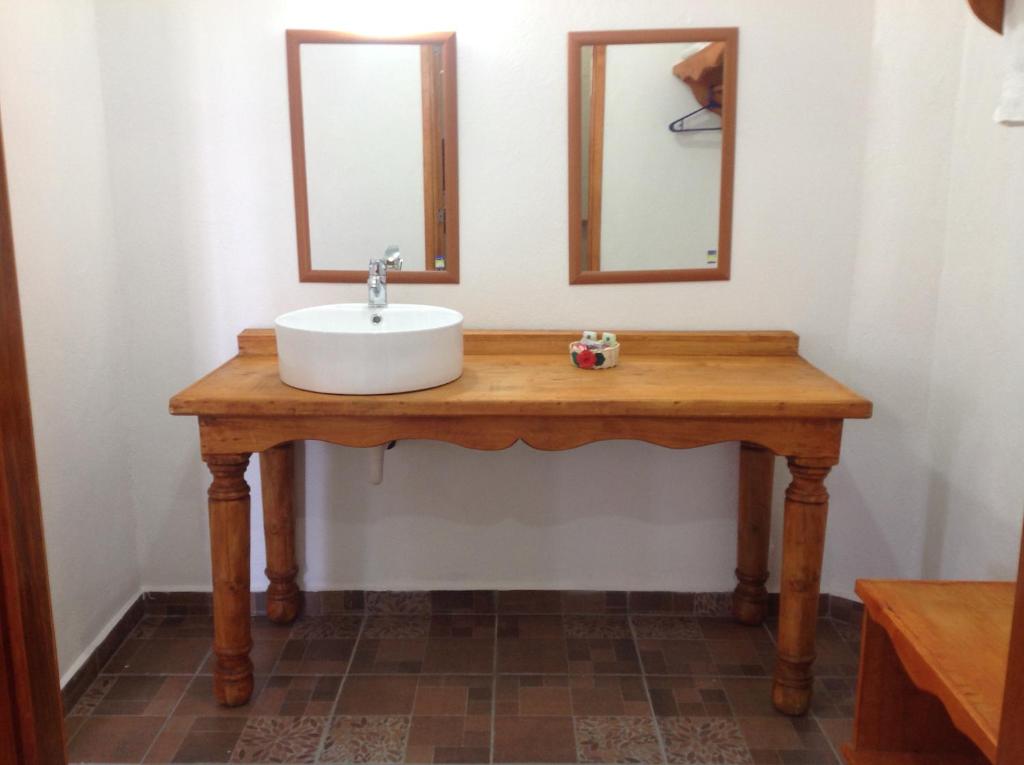 Koupelna v ubytování Hotel Finca Las Bovedas