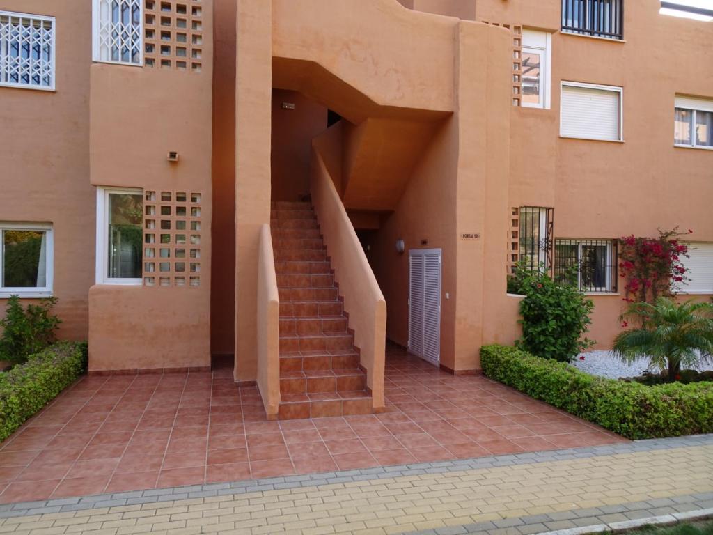 Budynek, w którym mieści się apartament