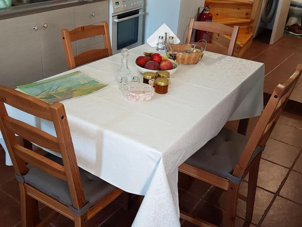 Jídlo v prázdninového domu nebo okolí