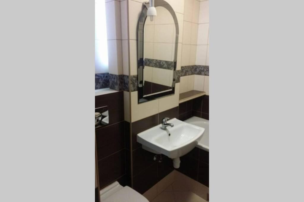 Kúpeľňa v ubytovaní W samym Centrum na Grzybowskiej