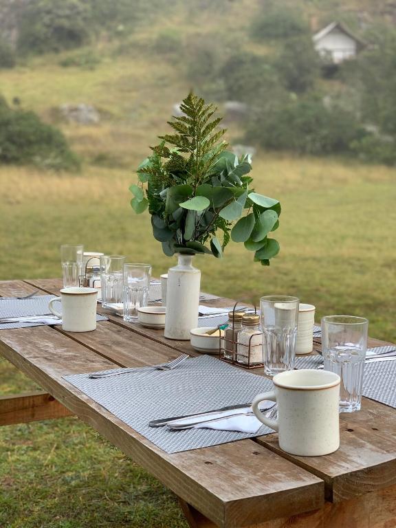 Příroda nedaleko luxury tent