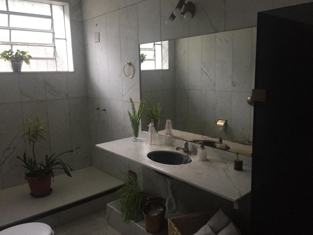 Koupelna v ubytování Casa Piabanha - Centro Histórico