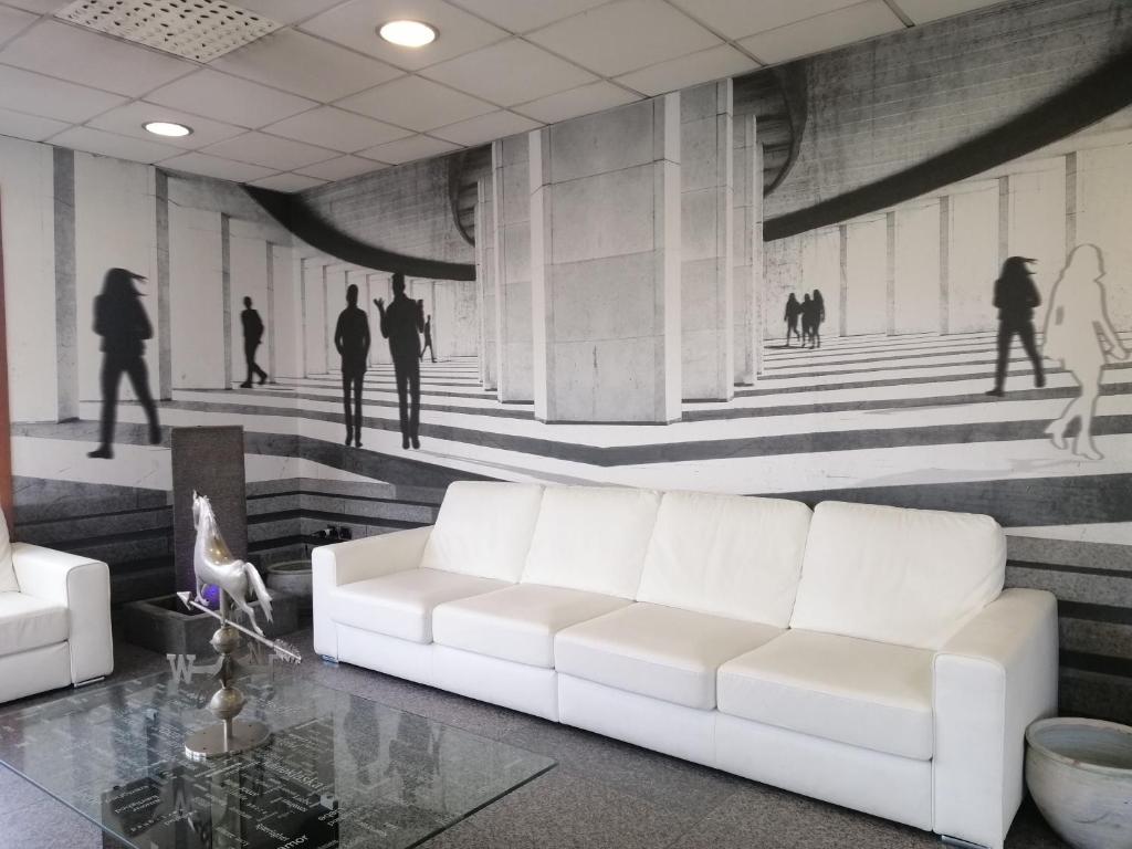 Posezení v ubytování Ahr Hotel Antille