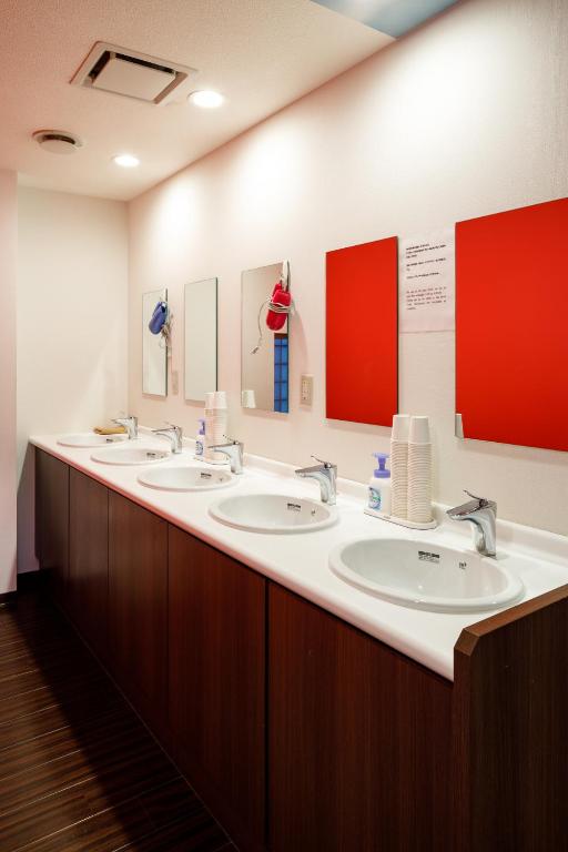Koupelna v ubytování Hotel Owl Tokyo Nippori