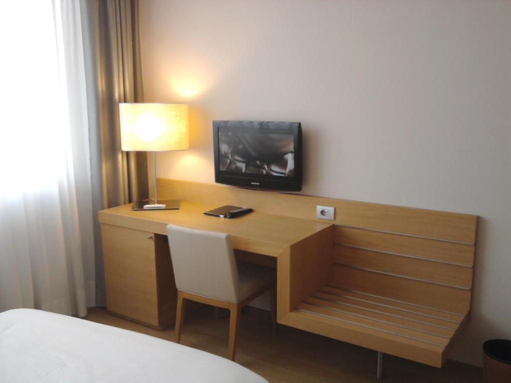 TV a/nebo společenská místnost v ubytování Hotel Internazionale