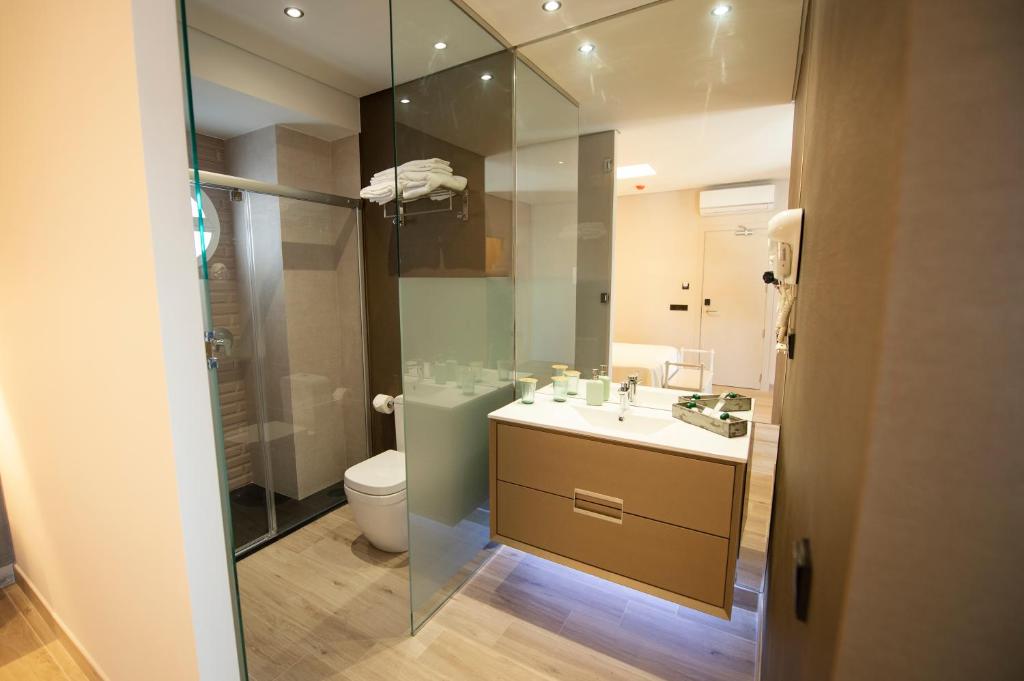 Kúpeľňa v ubytovaní Hotel Diufain