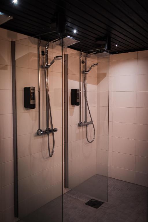 Koupelna v ubytování Hotel Aakenus