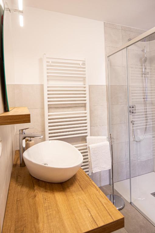 Koupelna v ubytování B&B Frühlingsheim