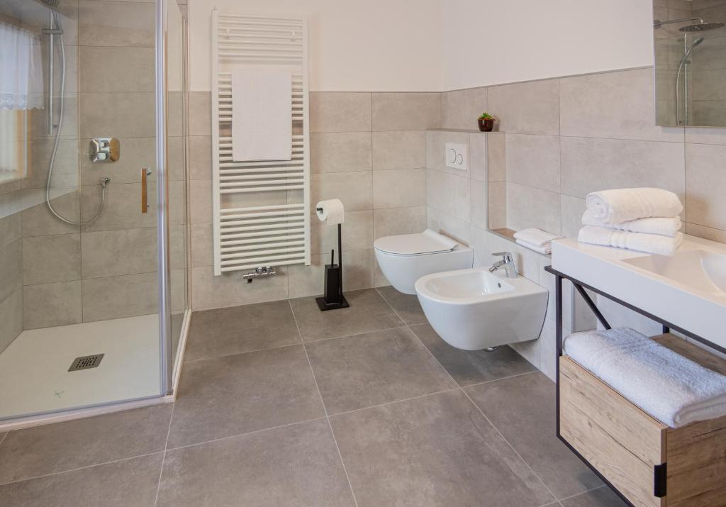Koupelna v ubytování B&B Frühlingsheim