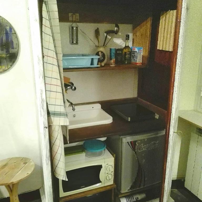 Kuchyň nebo kuchyňský kout v ubytování Studiocasarte