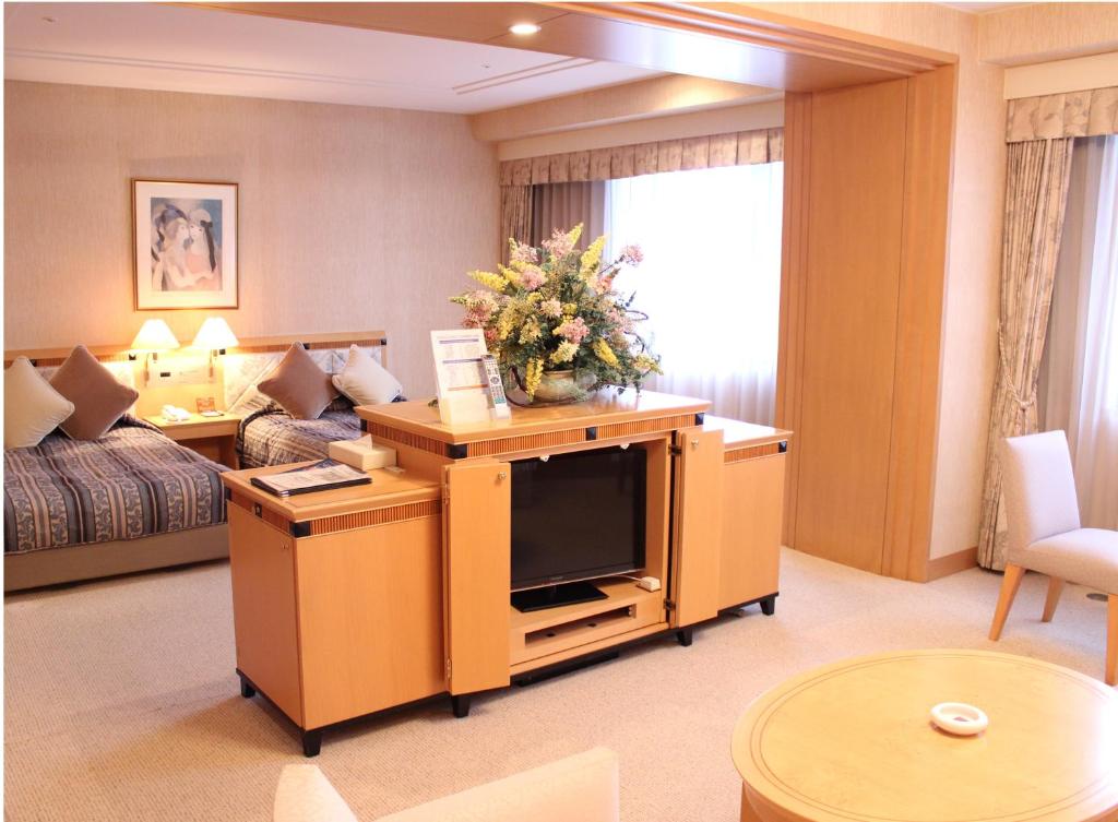 Posezení v ubytování Grand Hotel Hakusan