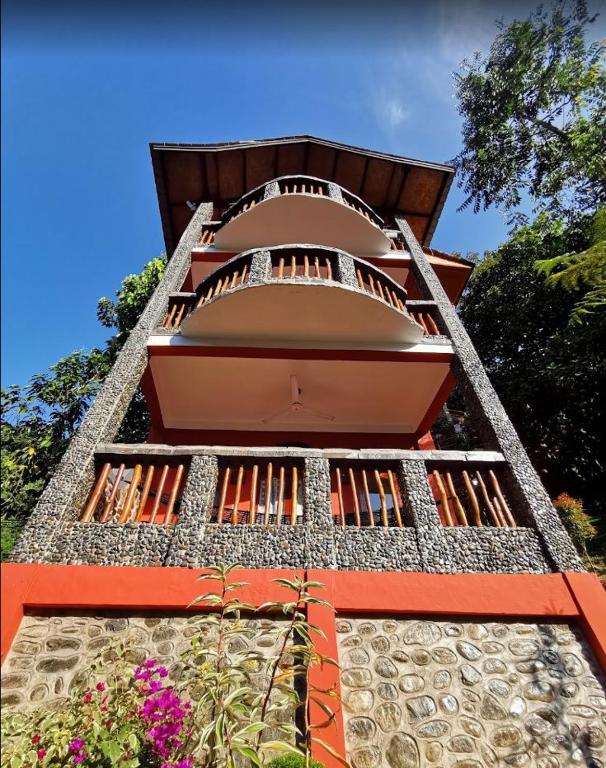 Balkón nebo terasa v ubytování Hotel Orangutan