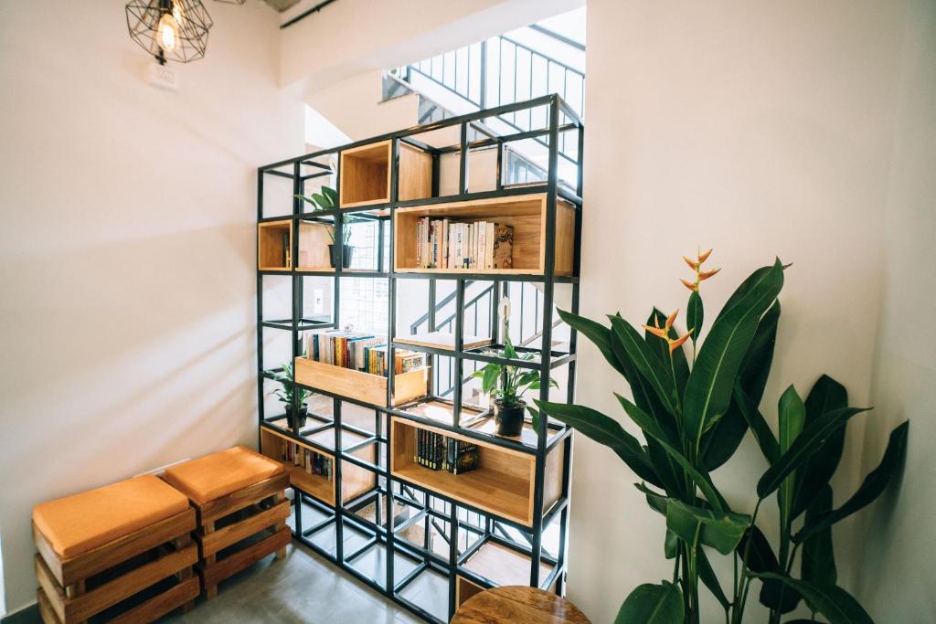 Posezení v ubytování Draper Startup House ,Koramangala