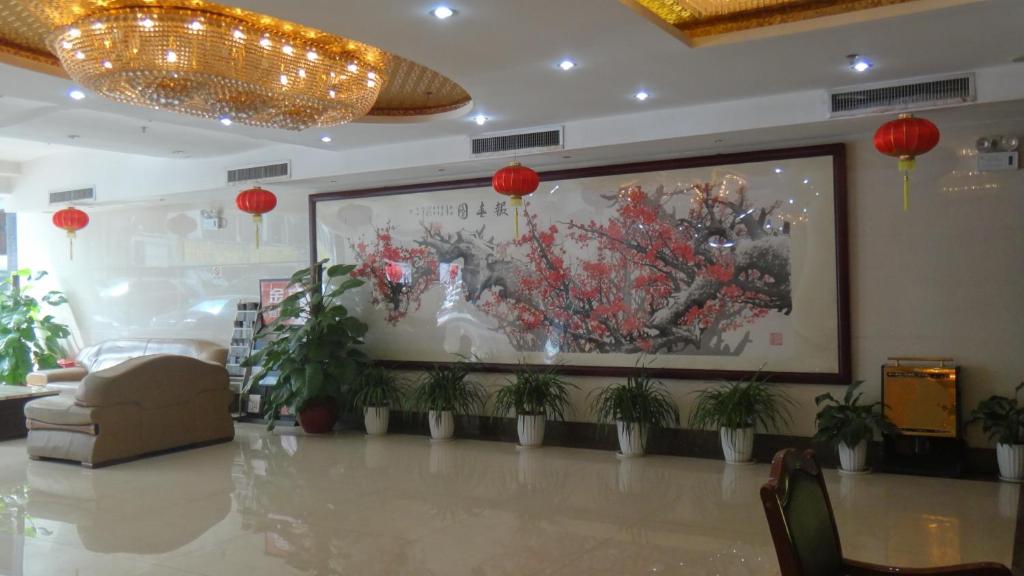 Posezení v ubytování Guangzhou Junshan Hotel - Shuttle bus for Canton Fair