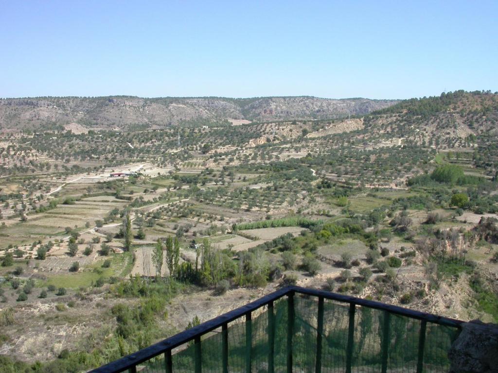 a view of a valley from the top of a mountain at Zapatera in Letur