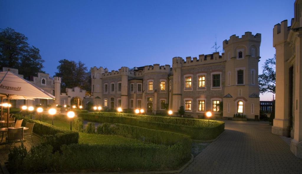 Ogród w obiekcie Hotel Štekl
