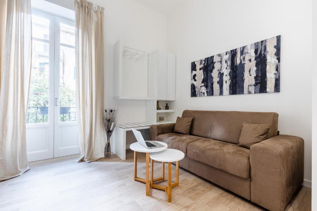 A seating area at Residenze Chamur Via Giuseppe Sciuti