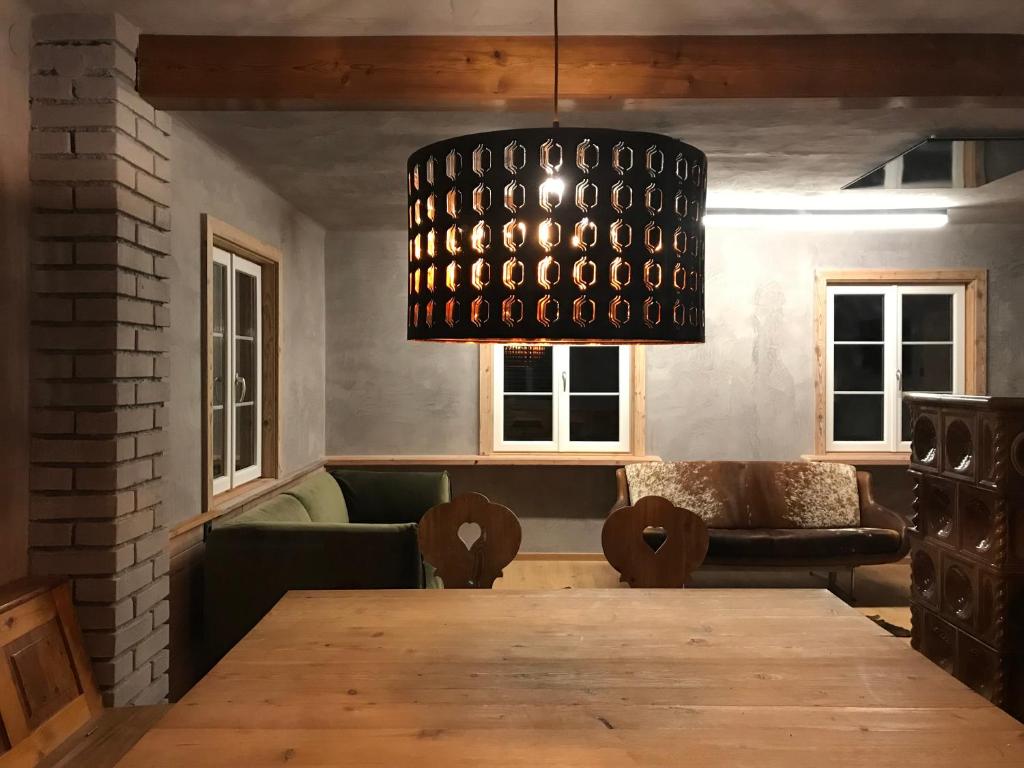 Część wypoczynkowa w obiekcie Bergchalet Hinterstoder