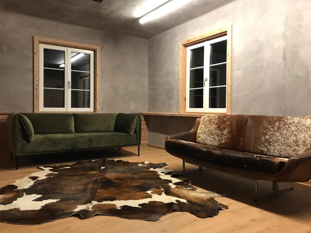 Część wypoczynkowa w obiekcie Bergchalet Hinterstoder