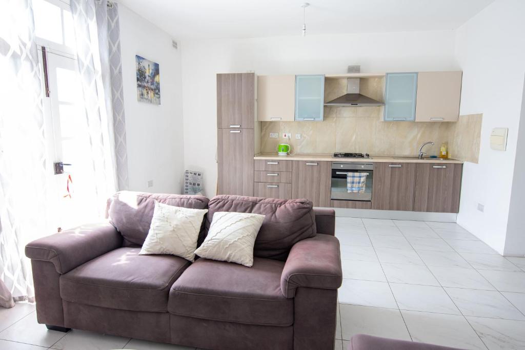 Kuchyň nebo kuchyňský kout v ubytování Seafront Room