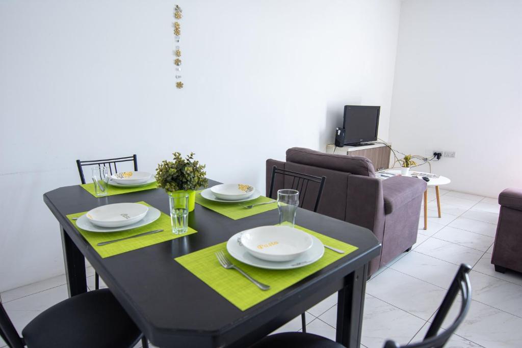Posezení v ubytování Seafront Room