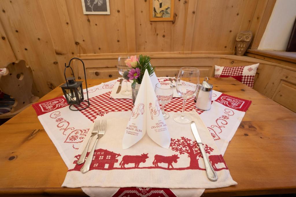 Nápoje v ubytování Hotel Crusch Alba Sta Maria