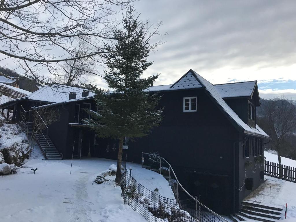 Obiekt Bergchalet Hinterstoder zimą