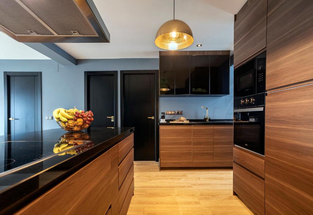 Kuchyň nebo kuchyňský kout v ubytování Apartamento Superior Bali
