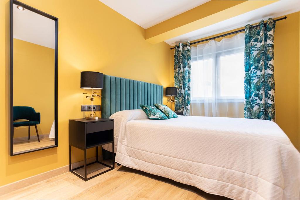 Postel nebo postele na pokoji v ubytování Apartamento Superior Bali