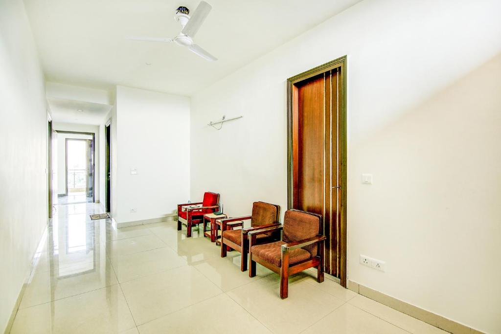 Posezení v ubytování FabExpress Hemkunt Residency Noida
