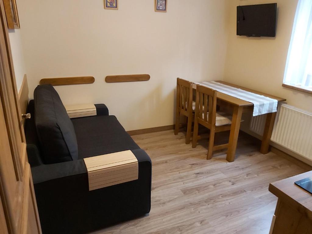 TV a/nebo společenská místnost v ubytování Pension Rieger