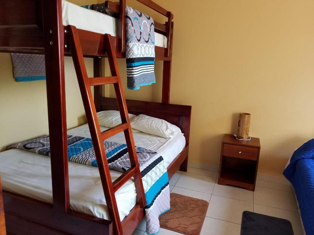 Postel nebo postele na pokoji v ubytování Hotel Soberao
