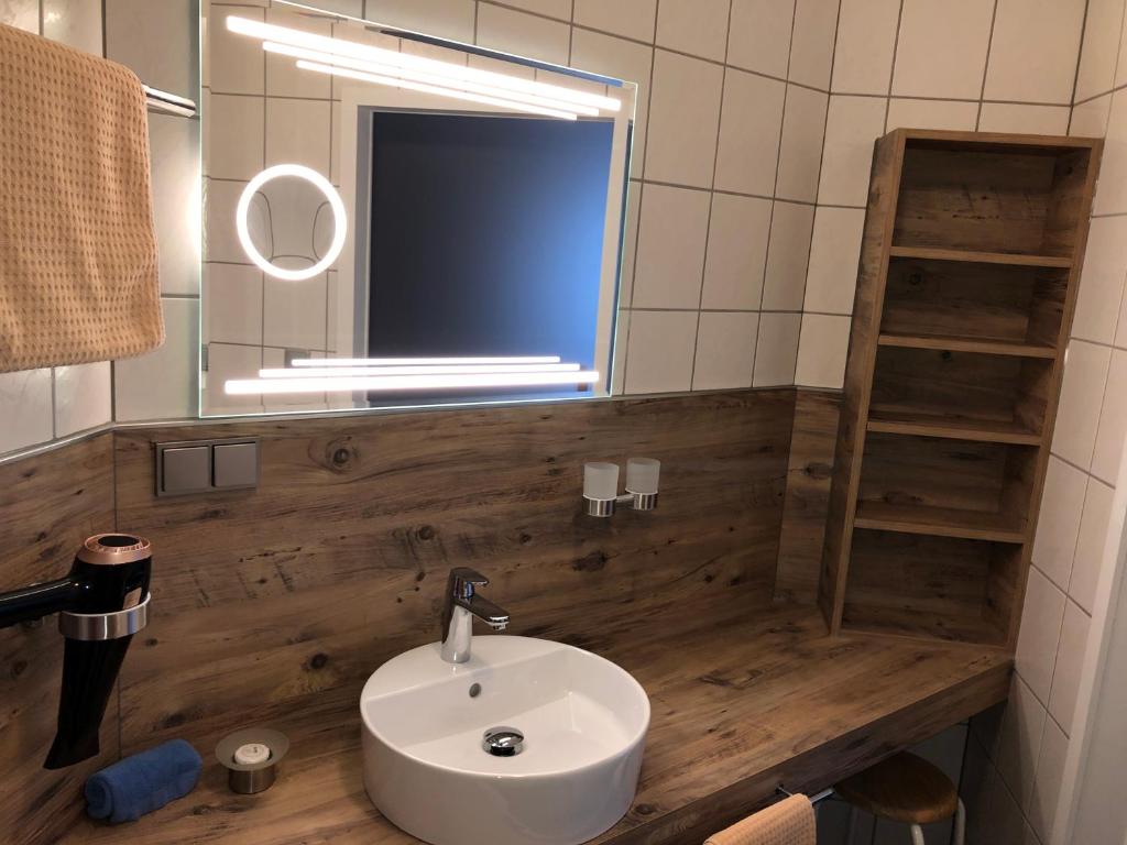 Koupelna v ubytování Apartmenthaus Weber