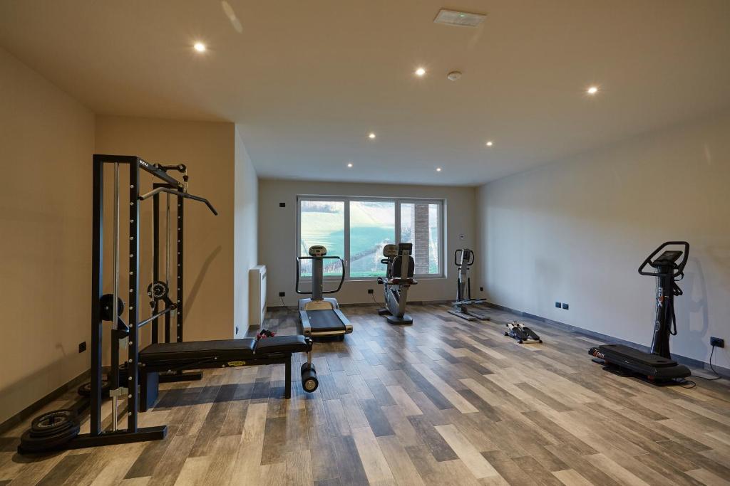 Posilňovňa alebo fitness centrum v ubytovaní Agriturismo Alba Del Borgo