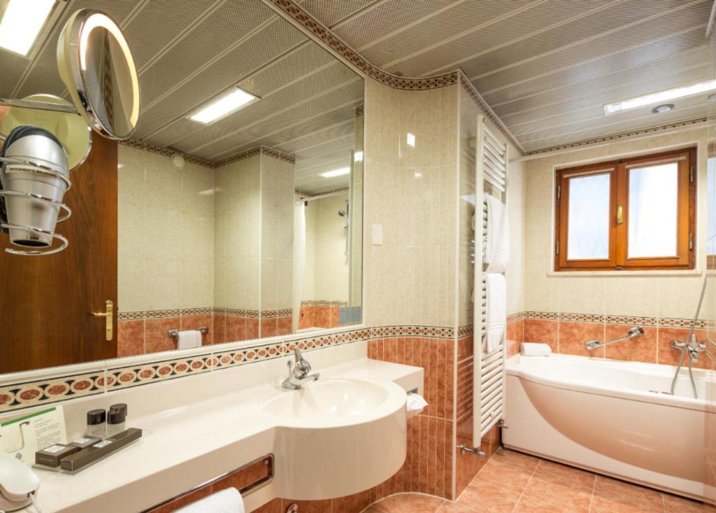 Koupelna v ubytování Bonotto Hotel Belvedere