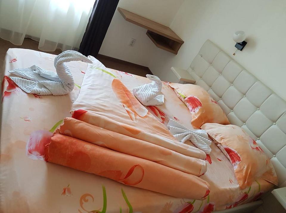 Postel nebo postele na pokoji v ubytování Pensiunea Diadis