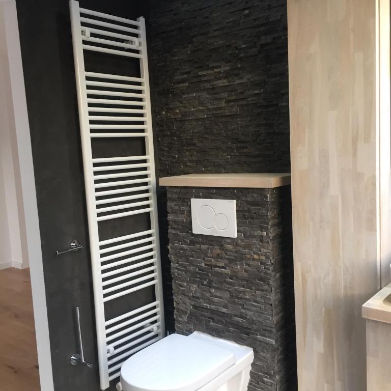 Koupelna v ubytování Appartement met groot terras