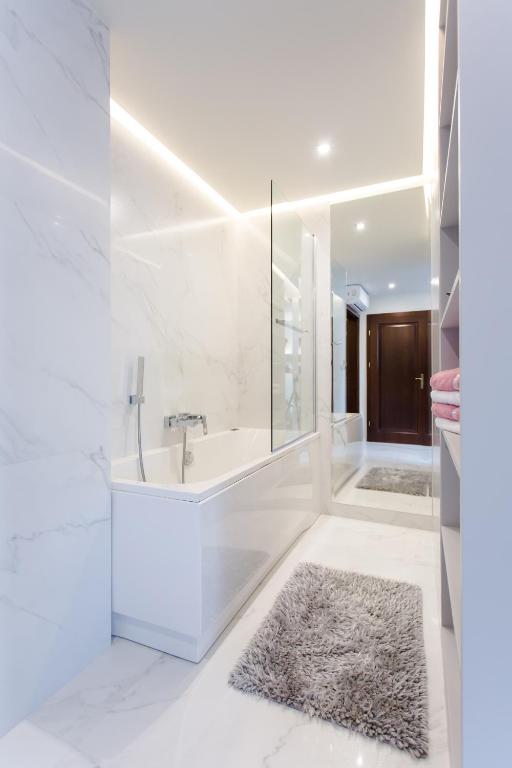 Koupelna v ubytování Hotel Biały Dom
