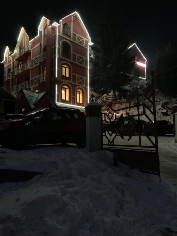 Hotel Kalyna v zimě