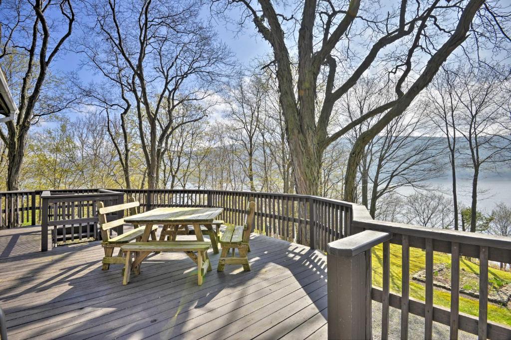 Skaneateles Lake Home Water Views and Private Beach, Homer (updated
