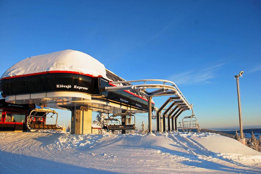 Hotell Klövsjöfjäll зимой