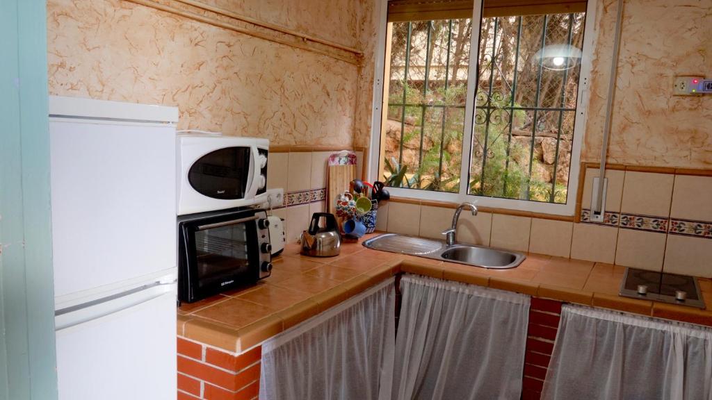 Kuchyň nebo kuchyňský kout v ubytování Casa Esperanza Pedregalejo