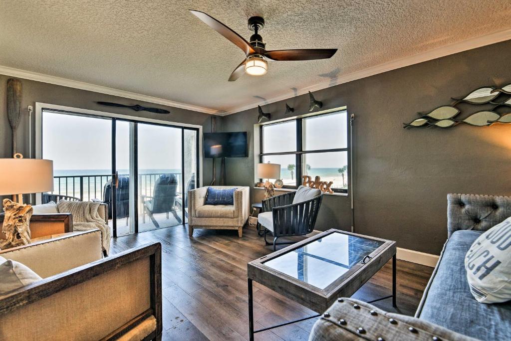 Oceanfront Daytona Beach Condo with View and Pool