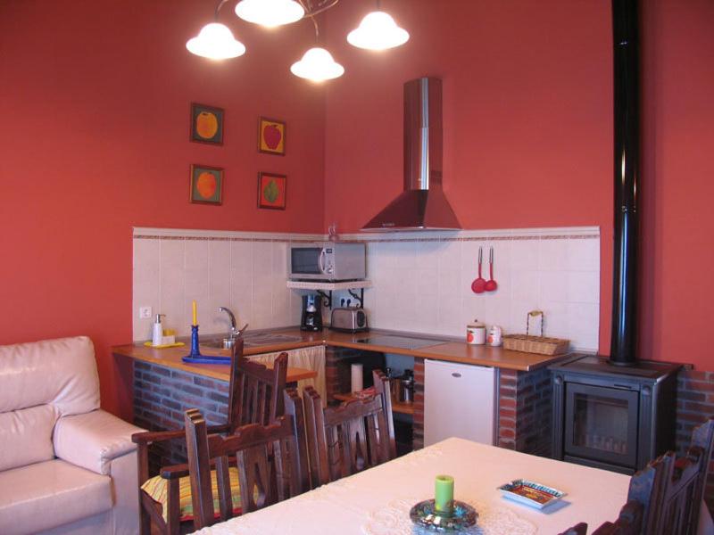 Kuchyň nebo kuchyňský kout v ubytování Apartamentos Guidan