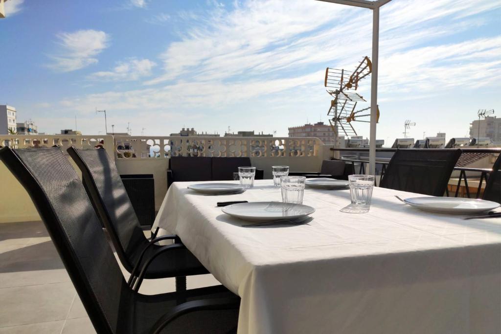Balkon lub taras w obiekcie Atico del Mar