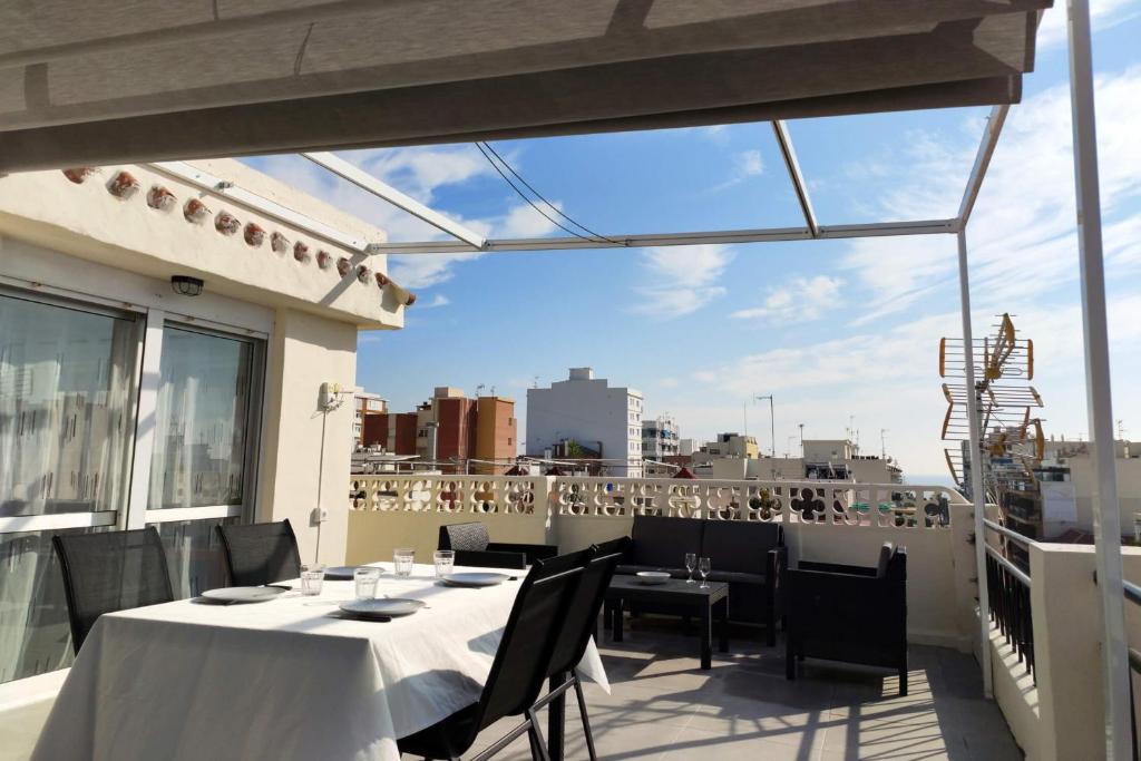 Balkon lub taras w obiekcie Atico del Mar