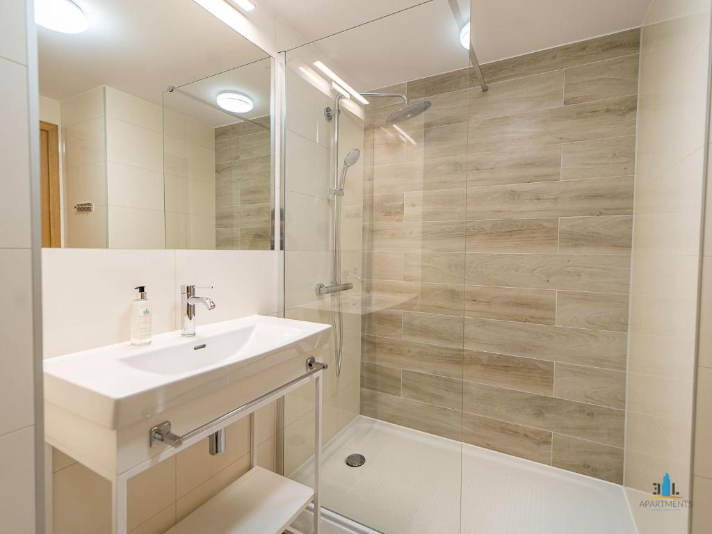 Kúpeľňa v ubytovaní 3L Apartments Seaside Park