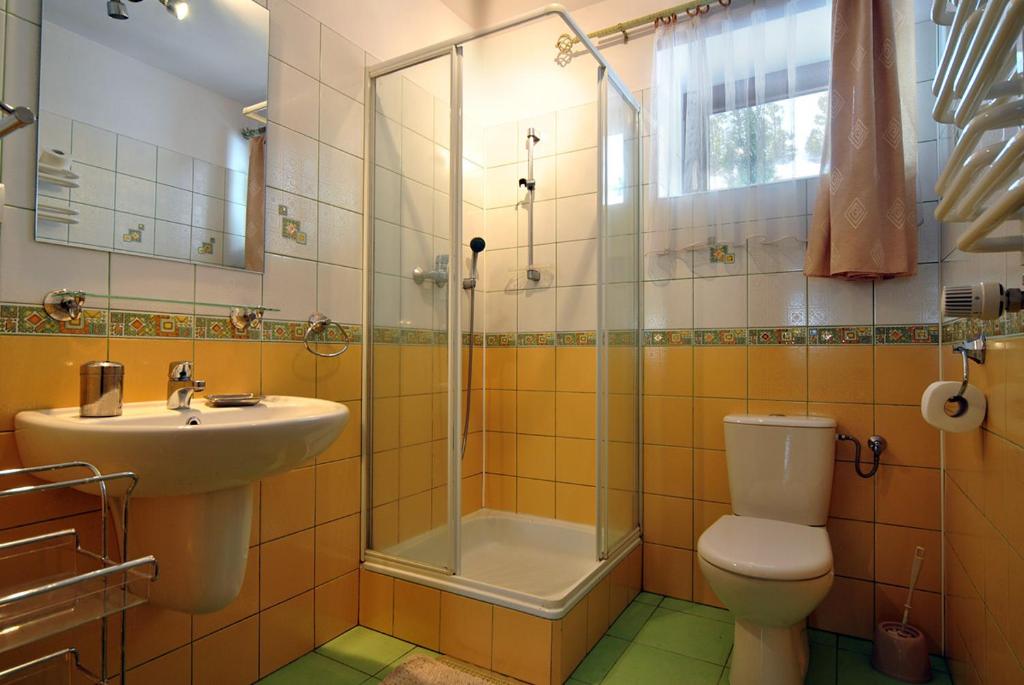 Kúpeľňa v ubytovaní Willa Wierchy