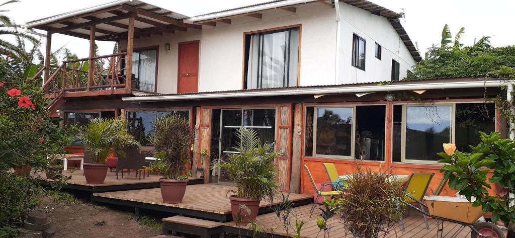 Zahrada ubytování Hostal Vieroto